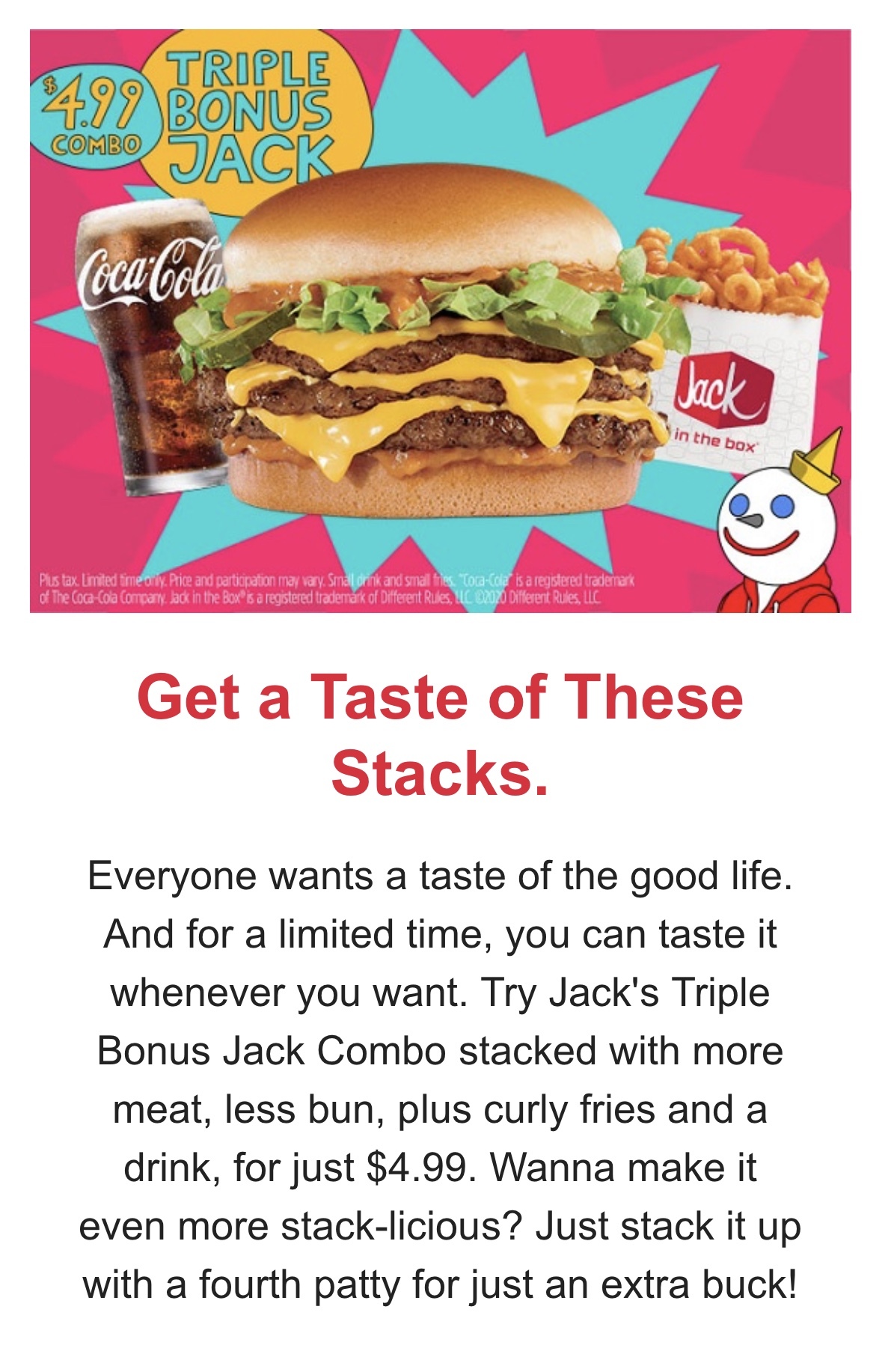 Jack In The Box Printable Coupons, Promo Codes Page 2